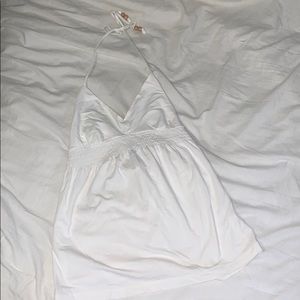 Loft White Halter Top size Small